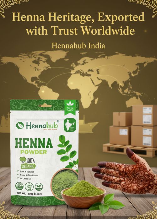 Henna powder specifications and lab QC at Hennahub