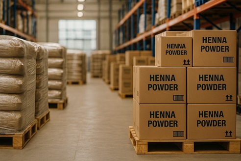 Bulk pallets and export cartons