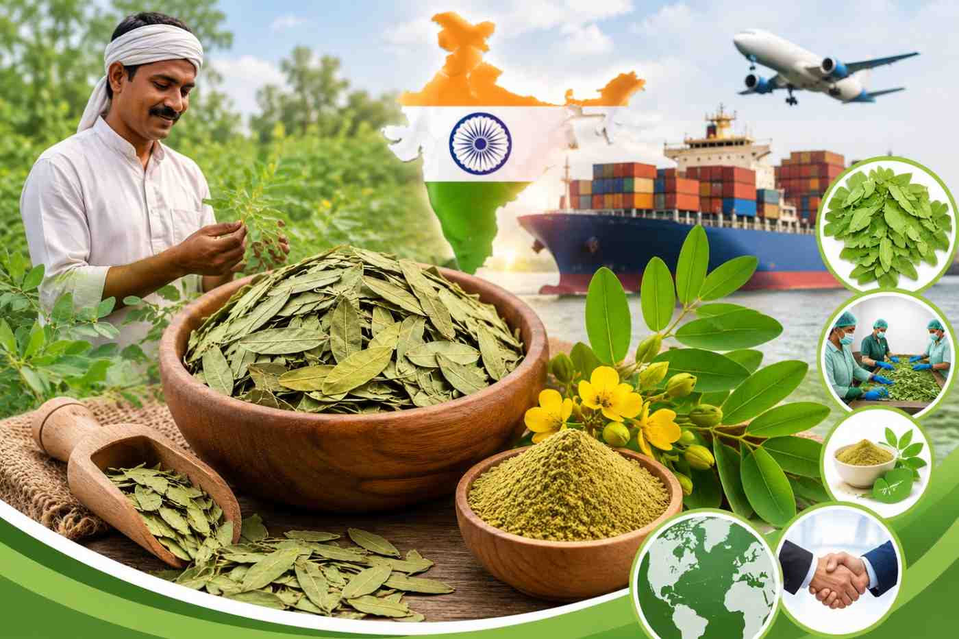 Senna Leaves Manufacturer in India: Why Global Buyers Choose Indian Suppliers