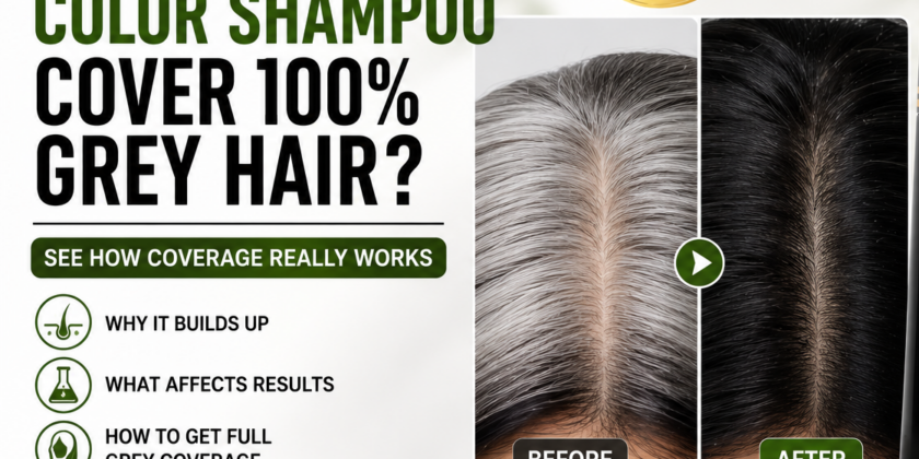 Does instant hair color shampoo cover 100% grey hair?
