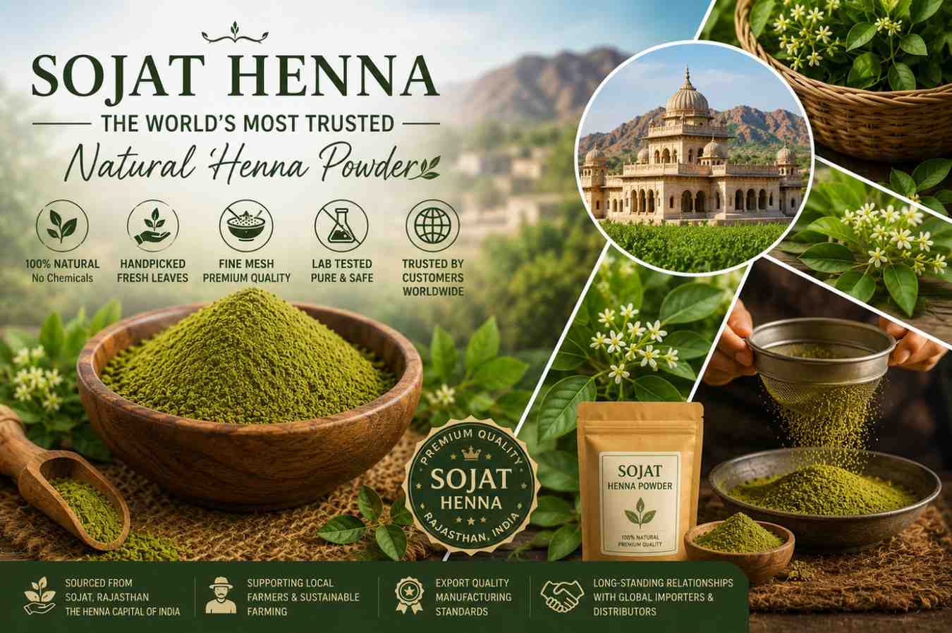 Why Sojat Henna Is the World’s Most Trusted Natural Henna Powder